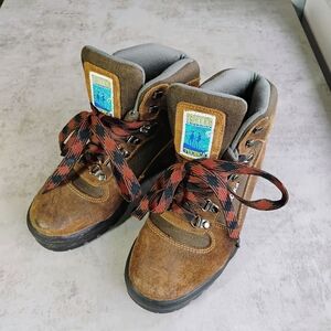 Tecnica Mesa Hiking Boots Brown Retro Airflow System Trail Gorpcore Womens 8